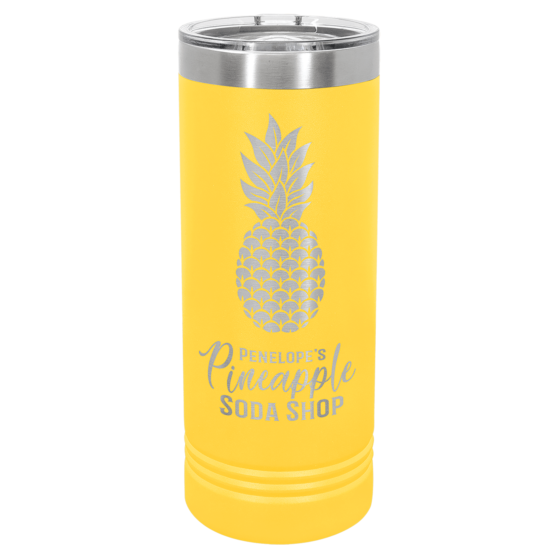 22 oz. Stainless Steel Skinny Tumbler with Slider Lid