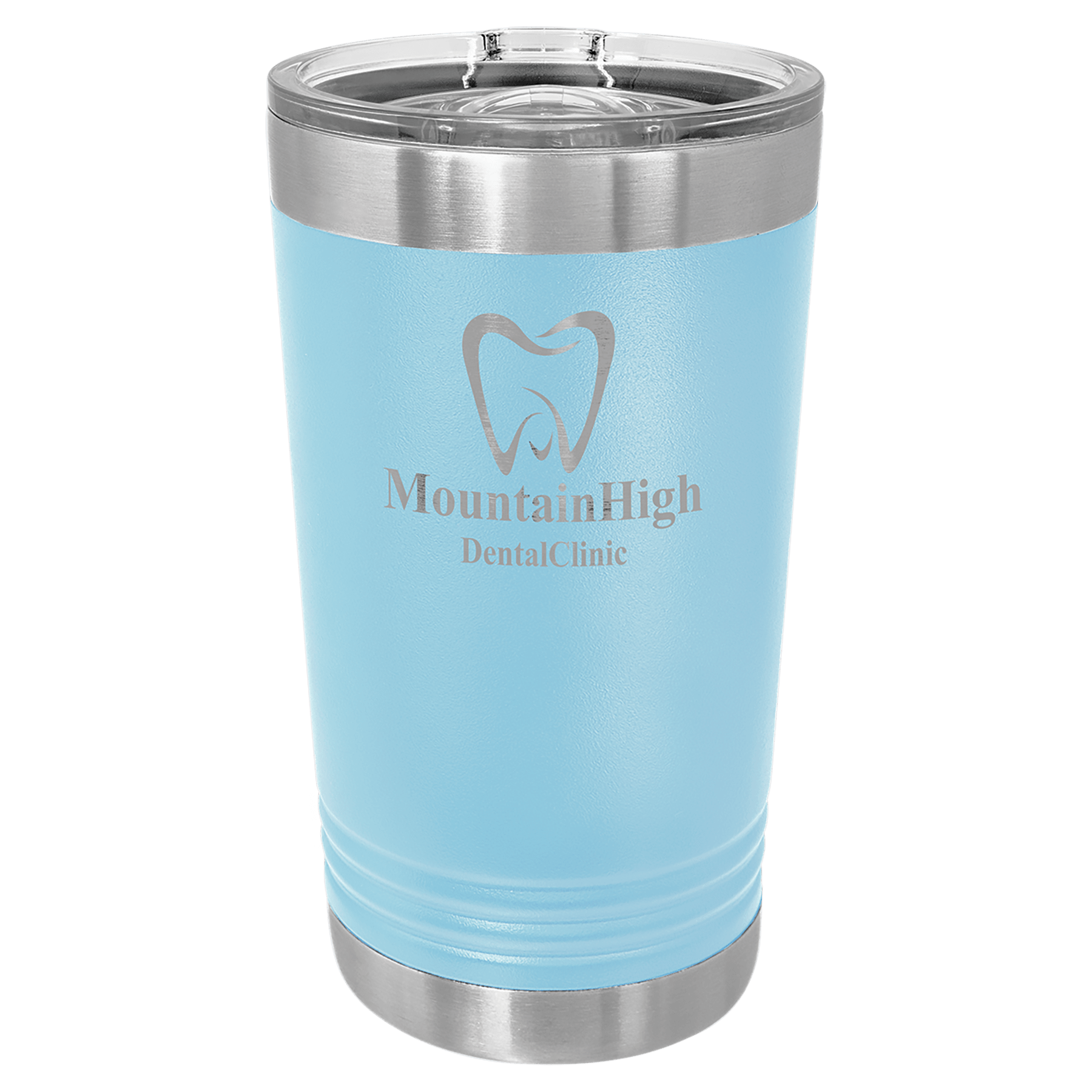 16 oz. Stainless Steel Pint with Slider Lid